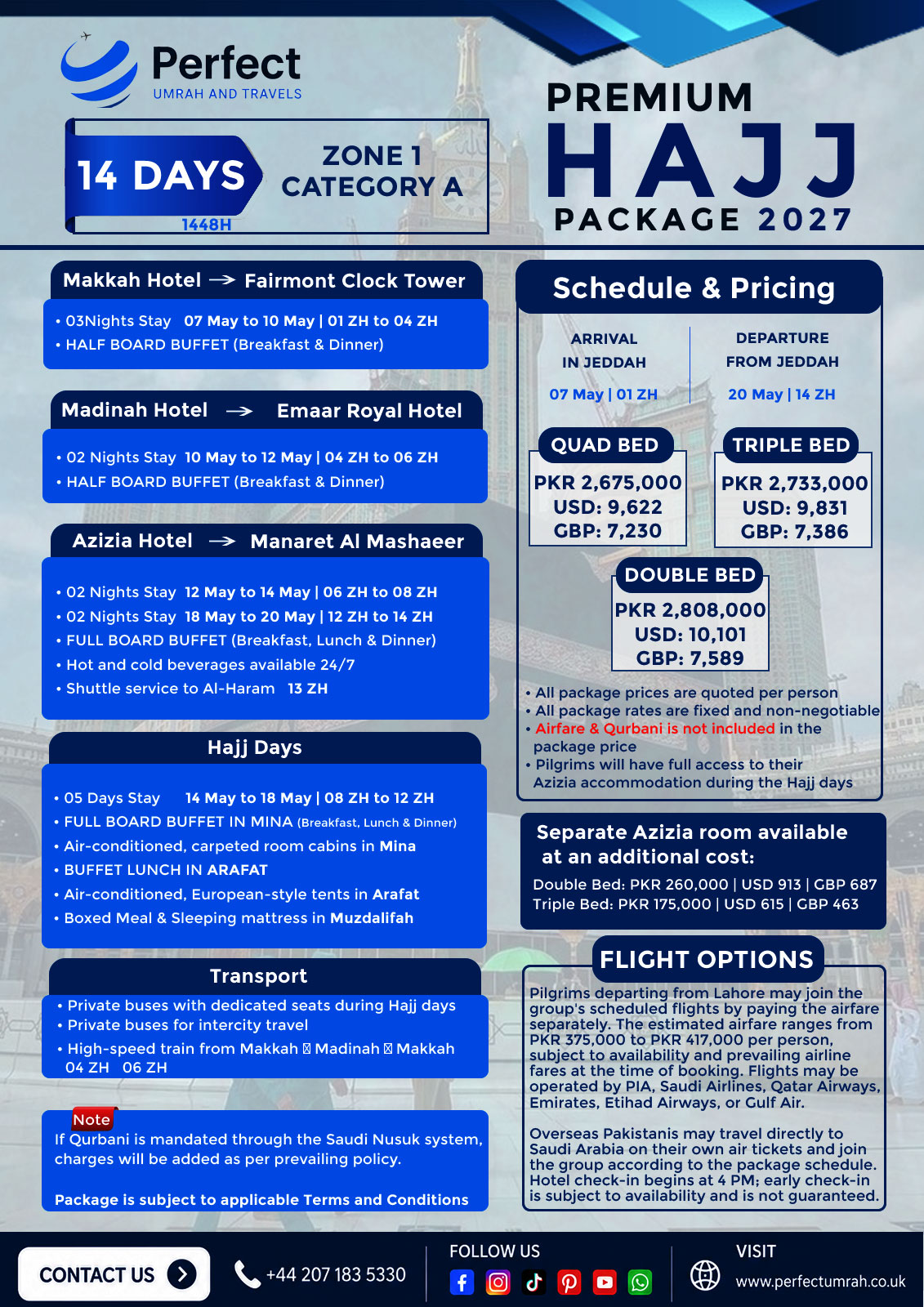 Hajj Package 14 Days